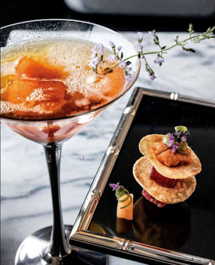 Miami catering and event firm Barton G. serves ceviche cocktails. Inspired by the Latin dish, the cocktail blends raw seafood with citrus and a dash of spirits. Guests sip the drink, which is typically paired with seafood-based appetizers.