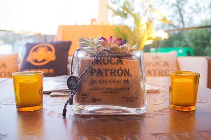 Patrón’s branded train parked at the Austin Amtrak station hosted several dinners and happy hours helmed by local chefs and bartenders throughout the festival. On March 18, Rolling Stone partnered with the tequila brand to screen a documentary about Austin-based musician Gary Clark Jr. Vases and planters from halved bottles of the tequila were scattered on tables. There was also the taste wall, where guests could try different types of tequila.
