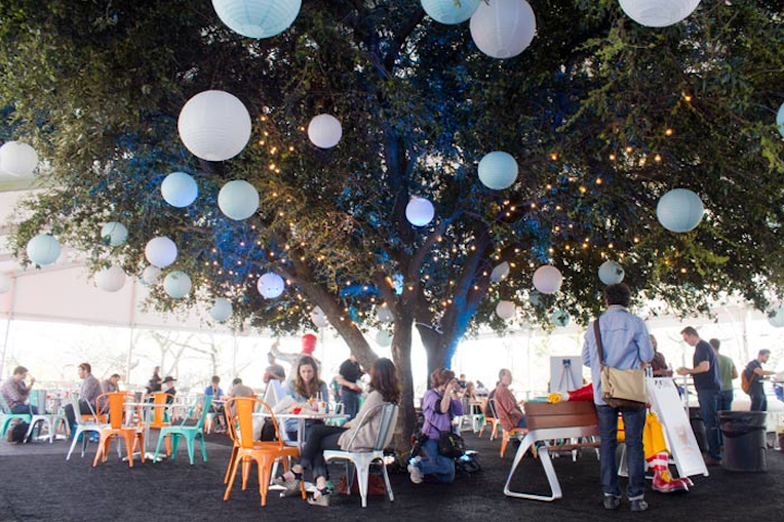 First-time sponsor McDonald’s created a comforting lounge with free food, Wi-Fi, and plenty of seating for attendees. The space was open throughout the musical portion of SXSW.