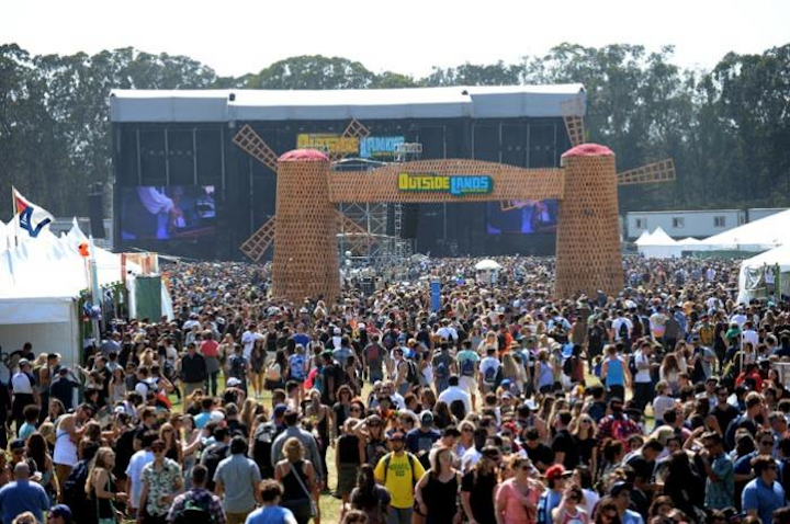 #2 Music Event The music festival features more than 100 artists on five stages across Golden Gate Park and draws an annual attendance of more than 200,000. The 2015 lineup included Elton John, Mumford & Sons, the Black Keys, and Kendrick Lamar. The event also offers various food and art vendors as well as comedy performances. Next: August 2016