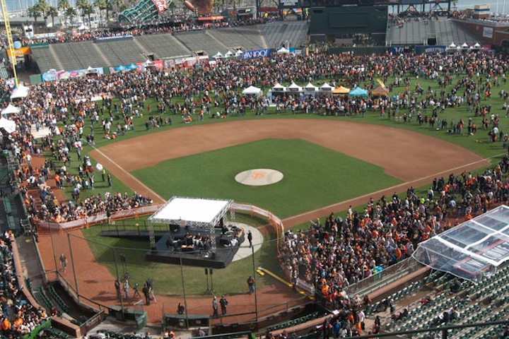 #7 Sports Event San Francisco Giants fans hit the field at AT&T Park to play catch and mingle with players. Other activities include face painting in the “Fan Lot,” a Fan Fest fashion show, and Q&A and autograph sessions with the players. Estimated attendance is 35,000. Next: February 2016