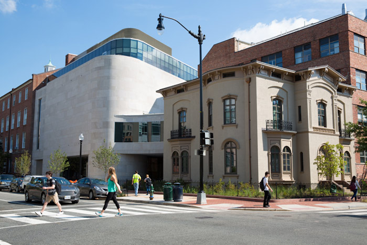 The Textile Museum, housed at George Washington University, opened in March. The museum combines its collection of textile art representing six continents and five millennia with the Albert H. Small Washingtoniana Collection of historic artifacts relating to the history of D.C. Among the venue’s spaces is the George Hewitt Myers Multipurpose Room, which holds 143 people for receptions or 288 people when used with the lobby.