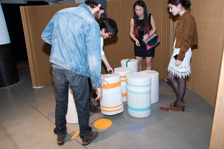 The Public Art Fund hosted its annual spring benefit on April 19 at Metropolitan Pavilion West in New York. The event featured interactive art projects including Nathalie Pozzi and Eric Zimmerman's four-person game of strategy.