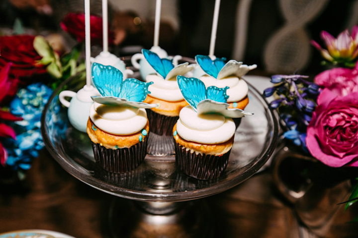 To celebrate the launch of its new collection in conjunction with Disney's upcoming Alice Through the Looking Glass, Urban Decay hosted an Alice in Wonderland-theme party in Disneyland on April 19. The event featured tea party desserts such as cupcakes with white chocolate butterflies, designed to mimic the butterfly in the film as well as the brand's makeup palette. The desserts were created by the pastry team at the Disney Grand Californian Hotel & Spa.