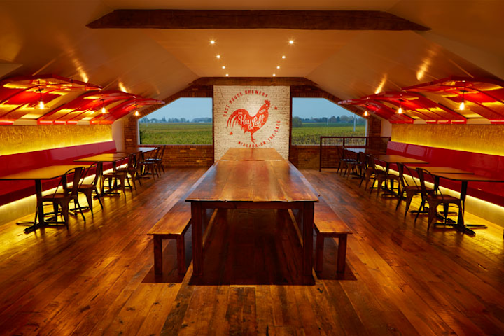 Although Oast Breweries has been a go­-to for craft beer lovers in the Niagara-­on-­the-­Lake region since 2012, its most recent addition has seen the company take on more events. Completed and opened in May, the Hayloft is the upstairs extension of the brewery that has more than 2,300 square feet. With vineyard views, the space is equipped with a theater projector and built­-in sound system, and has a capacity of 100 reception-style or 80 seated.