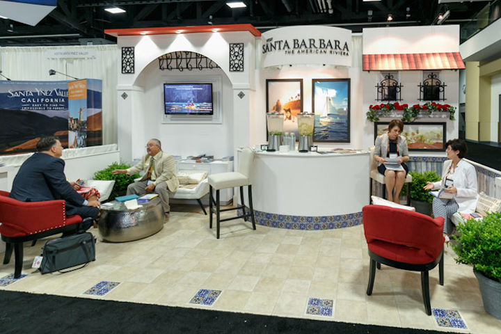 Unlike traditional trade shows, the IPW exhibit floor is dominated by one-on-one or small group appointments between destinations and travel professionals that are made prior to arriving at the show.