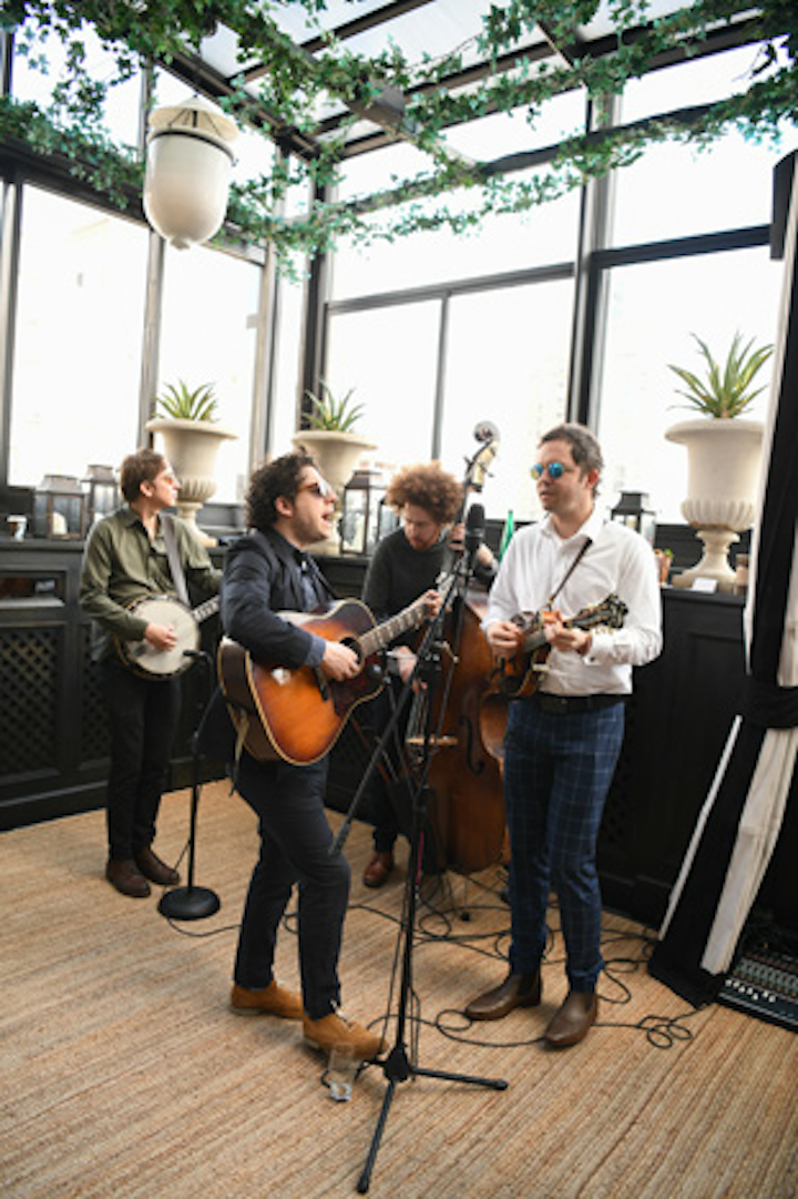 Bluegrass band the Carolina Gents added to the southern charm of the event.
