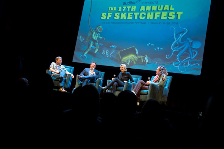#6 Film & Media Event David Owen, Cole Stratton, and Janet Varney started SF Sketchfest in 2001 as a way to showcase the talents of Bay Area sketch comedy groups. The event debuted in 2002 and has grown into a nationally recognized comedy festival, mixing household names and up-and-comers. Featuring stand-up, improv/sketch groups, solo shows, and musical acts, Sketchfest gives audiences the chance to see performers like Jane Lynch, Rachel Bloom, and Ricky Gervais in intimate settings and discussions. Next: January 2019