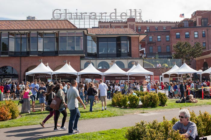 #7 Food, Wine & Restaurant Industry Event The sweetest event on the foodie calendar, Ghirardelli’s 23rd annual Chocolate Festival includes loads of chocolate samples, dessert demonstrations by celebrity chefs, and a Ghirardelli Chocolate Master teaching “Chocolate School” at the Culinary Stage. The event attracts 40,000 chocolate-lovers annually, and guests get to leave with sugary reminders of the fun. Next: September 8-9, 2018