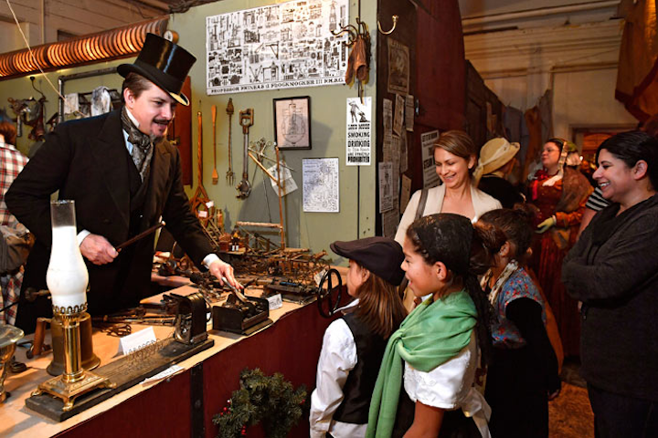 #13 Parade, Holiday Event & Fair (new to the list) For six weekends in November and December, the Great Dickens Christmas Fair transforms San Francisco’s Cow Palace into Victorian London, with hundreds of costumed players interacting with guests across 120,000 square feet of temporary music halls, pubs, dance floors, and Christmas shops. Since 1970, Bay Area residents have wandered the winding lanes, shopped with street vendors, and even taken tea with Queen Victoria at the fair. Next: Weekends, November 17-December 23, 2018