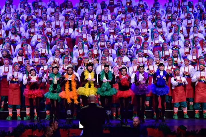 #8 Parade, Holiday Event & Fair A secular alternative to church-sponsored Christmas concerts, the San Francisco Gay Men’s Chorus Home for the Holidays concert is an outrageous—and mostly family-friendly—spectacle promoting peace on Earth and love to all through carols and a hefty dose of jazz hands. Hosted at the Castro Theatre, the choir performs three shows each year on Christmas Eve. Next: December 24, 2018