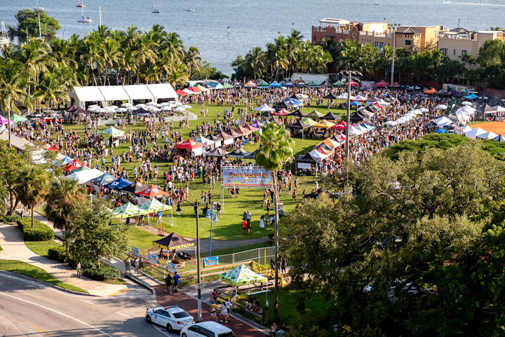 Produced by Swarm Inc., 2018’s Grovetoberfest lured more than 500 participating breweries to pack Florida’s largest beer festival. In addition to beers, last year’s event featured live performances and an outdoor throwback game room. The event draws some 5,000 attendees to Coconut Grove’s Regatta Park. Next: October 2019