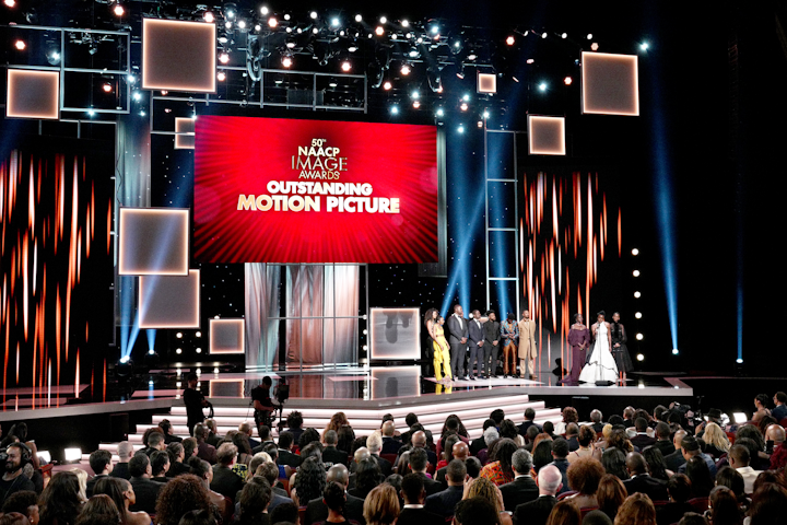 Up from #16 Celebrating outstanding achievements and performances of people of color in the arts, the 50th annual award show was televised live from the Dolby Theatre for the first time this year, moving from its previous home in Pasadena. Anthony Anderson hosted for the sixth consecutive year, and Beyoncé and Congresswoman Maxine Waters were honored. Black Panther took home the award for Outstanding Motion Picture. The N.A.A.C.P. also hosted a non-televised award dinner at the Beverly Hilton, where 40 additional categories were awarded. Next: March 2020
