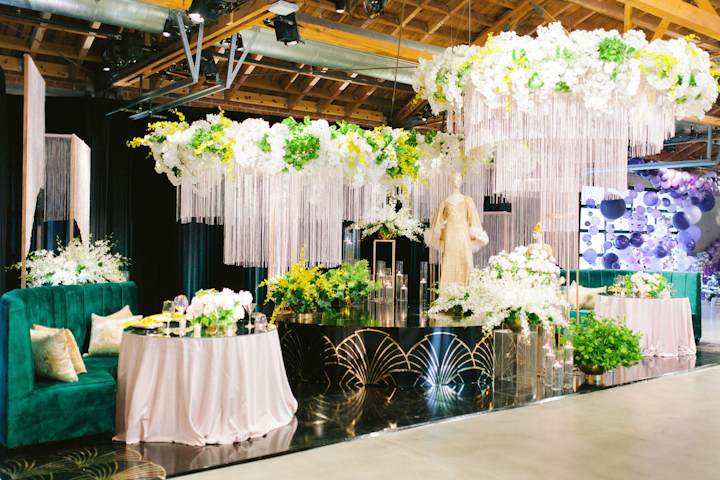 Modern LA Weddings described its 1920s-inspired design as 'supper club glam meets Barneys New York window.'