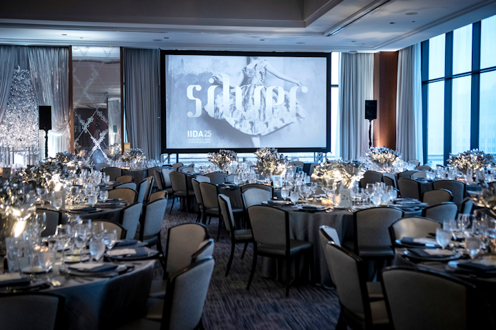 Held annually during NeoCon, this event honors the winners of two prestigious industry competitions: the annual Interior Design Competition and the Will Ching Design Competition. This year, the event celebrated its 25th, or silver, anniversary and had shimmering, metallic decor to match. Next: June 7, 2020