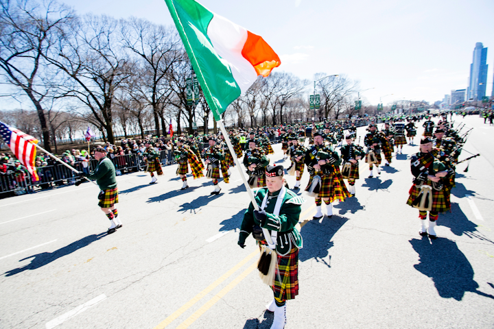 The 64th annual parade featured bagpipers, dance troops, and local politicians donning green sashes. There were also several floats, decked with sparkling clovers and more festive tropes. This year, the parade route was packed with eager onlookers, many of whom wore green themselves, and waved Irish flags. Special guests included the mayor of Cork, Ireland. Next: March 14, 2020