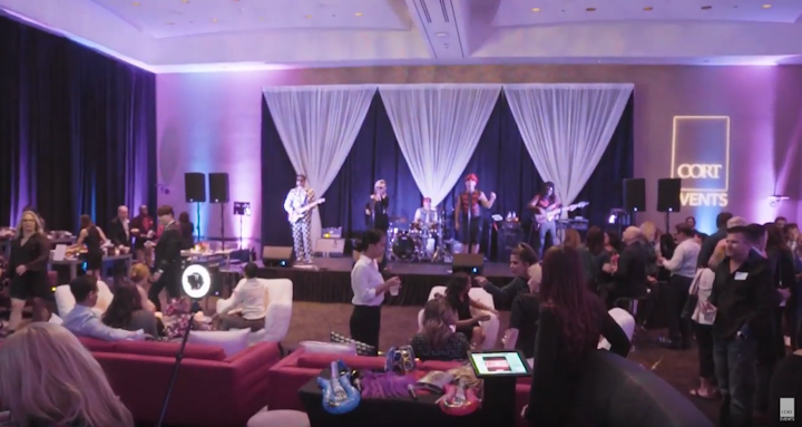 CORT Events' Vegas V.I.P. party.