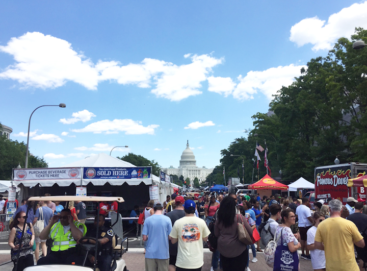 Up from #6 Vegetarians might want to sit this one out. Every year, for the past 26 years, tens of thousands of meat lovers have flocked to downtown D.C. for all things barbecue. The battle, now dubbed “America’s Official National BBQ Championship,” raises money for area charities, such as USO-Metro and the Capital Area Food Bank. Next: June 27-28, 2020