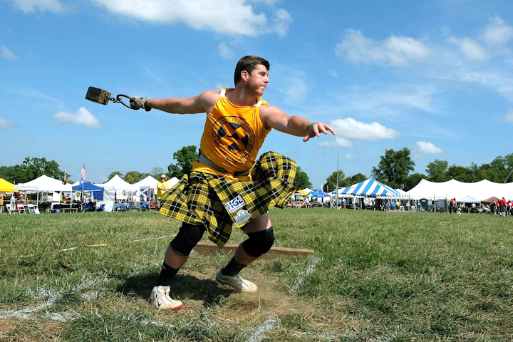 Great Meadow in The Plains, Virginia, transformed once again into the Scottish highlands during the festival. The two-day festival, which began in 1974 and drew over 10,000 attendees, featured athletic competitions such as Caber Toss (log toss); activities like highland dancing, and piping and drumming; Scottish dog rescue booths; and of course, kilts galore. Next: August/September 2020