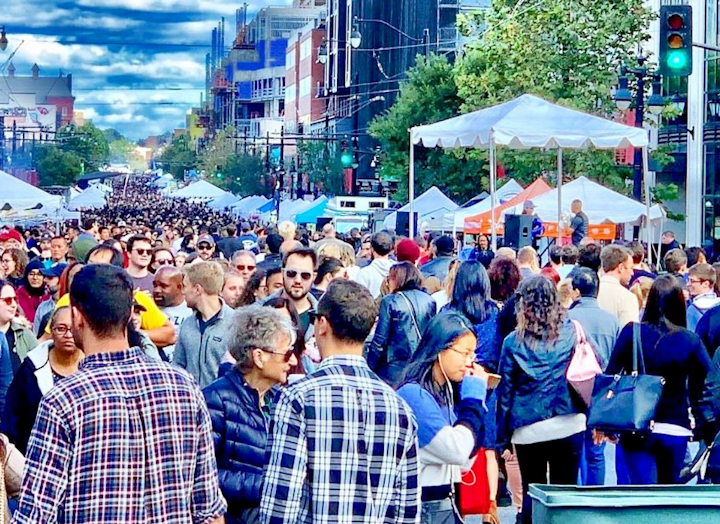 New to the list The festival that aims to bring attention to the developing arts and entertainment district at the eastern end of the H Street corridor draws more than 150,000 people to the area each year. The single-day festival packs 11 blocks spanning H Street NE with about 15 staging areas and stands, representing more than 250 local vendors, restaurants, community groups, and more. Next: September 2020