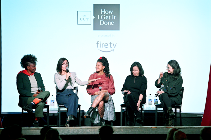 The Cut and Fire TV brought the publisher’s column and event series “How I Get It Done” to Sundance with a panel featuring female visionaries who shared their perspectives on how to balance work and life, where they find inspiration in the workplace, what fuels their creativity, and more. The panel was moderated by senior editor Kerensa Cadenas and included CNN Worldwide’s Amy Entelis, HBO Max’s Sarah Aubrey, writer and director Dee Rees, and actor Zazie Beetz. The panel was produced internally by Vox Media’s experiential team.