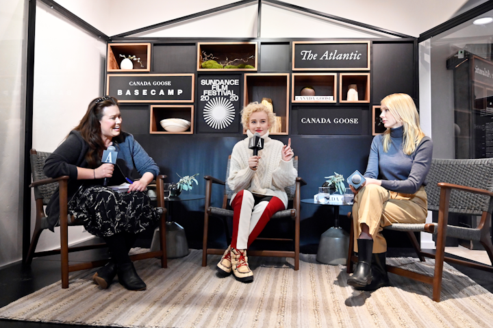 From January 24 to 27, Canada Goose hosted a lineup of programming led by The Atlantic, including a conversation between writer Megan Garber, actor Julia Garner, and director Kitty Green about The Assistant, a film that depicts abuses of power in the entertainment industry.
