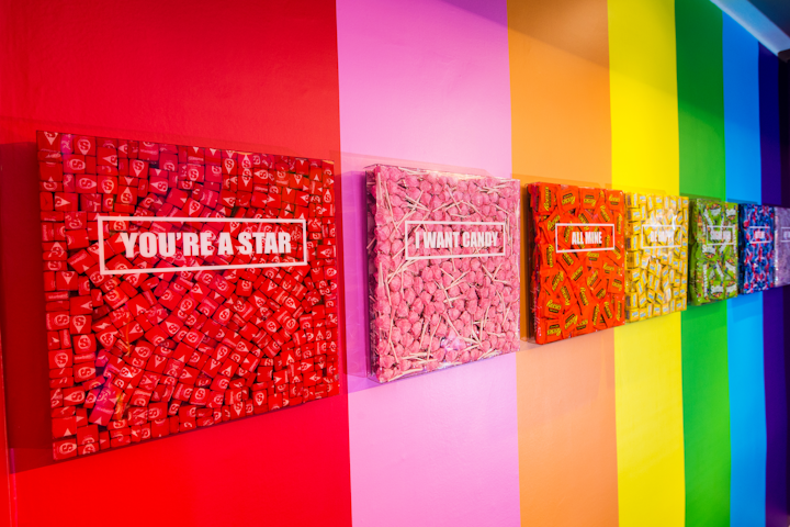 From now through March 9, visitors can experience the shoppable installation, which includes a rainbow hallway and a retro ‘70s-inspired room.