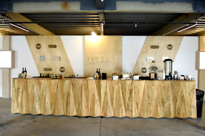 New for this year, Lateral at WarnerMedia Lodge was a spot adjacent to the main space and featured live entertainment and late-night programming, including a kickoff party with a performance by Matt Berninger of the National.