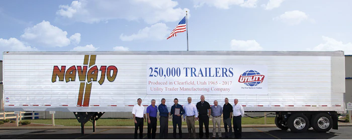Utility Trailer Manufacturing Builds 250,000th Reefer | Manufacturing.net