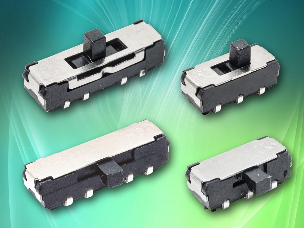 C&K Components has introduced the JS207, the industry&rsquo;s first subminiature, vertically actuated on-on-momentary slide switch series.