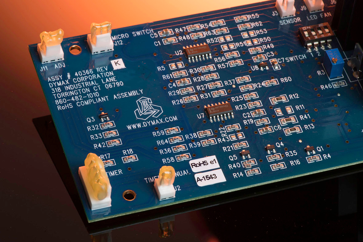 SpeedMask 9-7001 is a light-curable maskant from Dymax designed for protecting connectors and board-level areas.