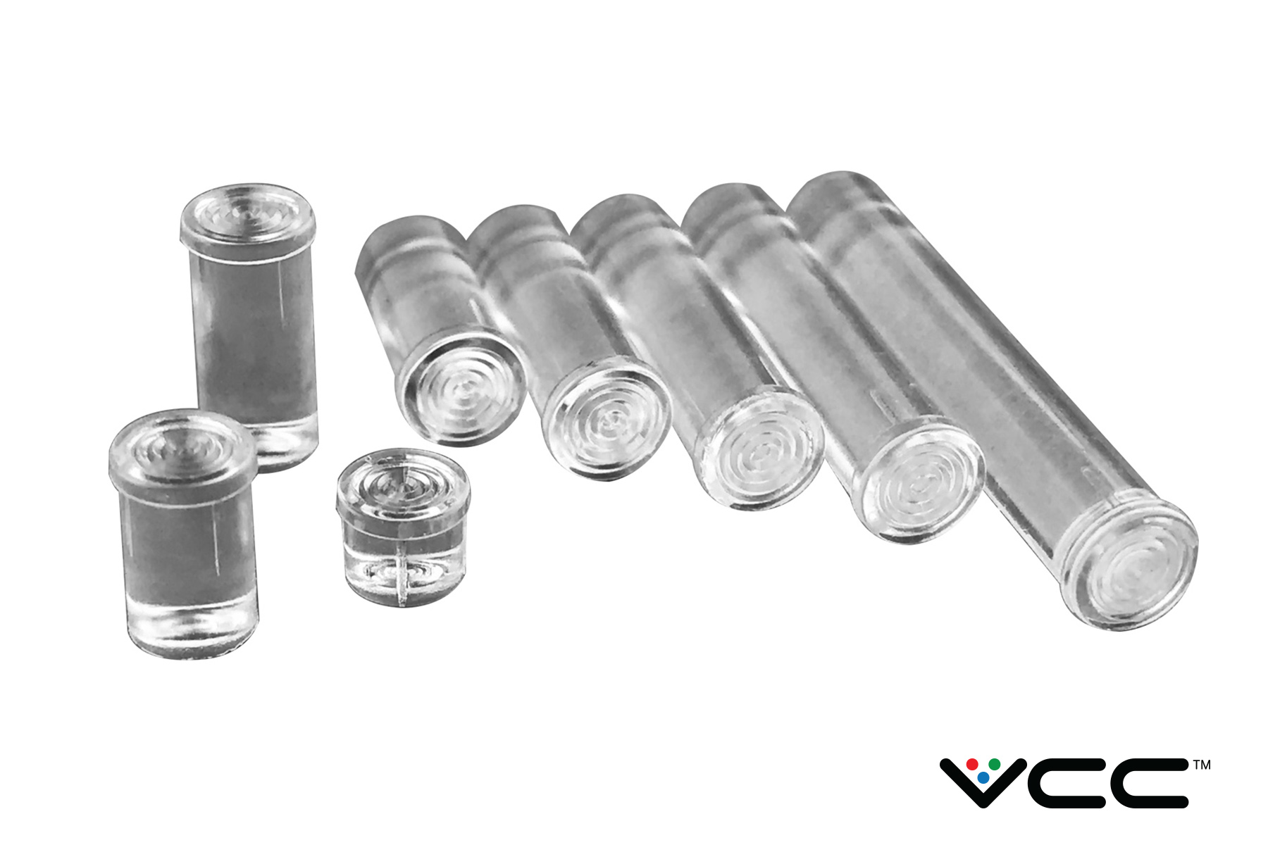 Rigid light pipes from VCC that deliver bright, focused light