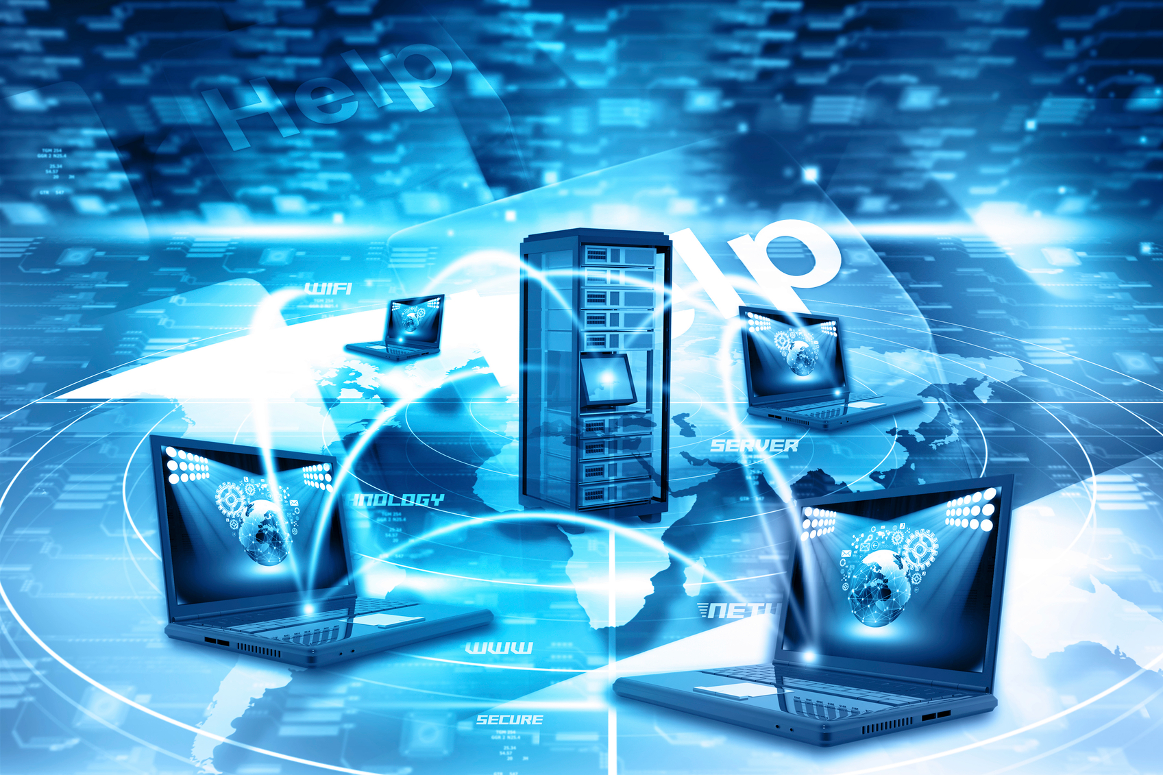 Digital Illustration Of Computer Network 000069214479 Medium