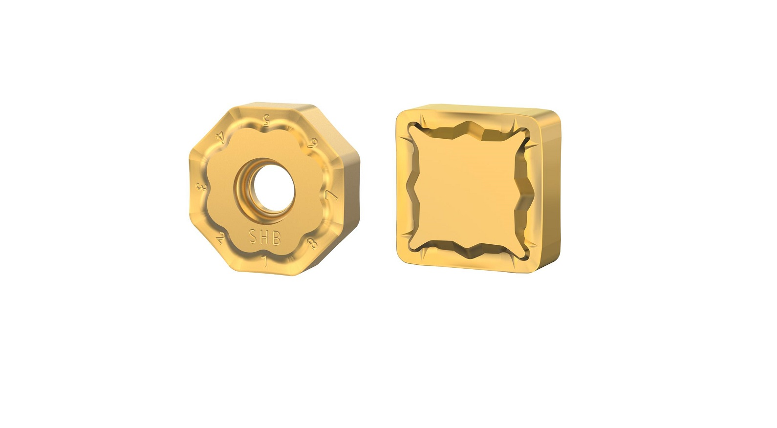 Available for many indexable milling product lines, the new grades come with a golden top layer for fast, easy wear identification, ensuring maximum tool life for each cutting edge.