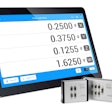 The new ACU-RITE-brand droPWR is a Bluetooth-enabled digital readout from Heidenhain.