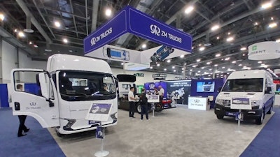 ZM Trucks made its North American debut this week at the Advanced Clean Transportation Expo in Las Vegas.