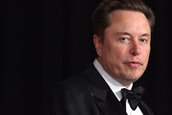 Elon Musk arrives at the 10th Breakthrough Prize Ceremony at the Academy Museum of Motion Pictures in Los Angeles, April 13, 2024.