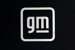 A General Motors logo is shown April 24, 2024, in Detroit.