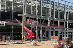 A factory building is under construction at Hyundai's first U.S. plant for manufacturing electric vehicles, Oct. 25, 2023, in Ellabell, Ga.