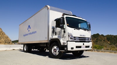 An Applied Intuition and Isuzu merged truck.