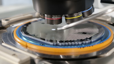 This automation is crucial as wafers increase in size and chip marking becomes more complex.