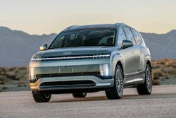 This undated photo provided by Hyundai shows the 2026 IONIQ 9 electric SUV.