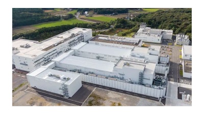Overhead view of Honda demonstration production line for all-solid-state batteries.