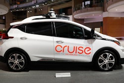 Cruise AV, General Motor's autonomous electric Bolt EV, is seen on Jan. 16, 2019, in Detroit.