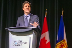 Canadian Prime Minister Justin Trudeau attends a fireside chat with the Halifax Chamber of Commerce in Halifax Monday Dec. 9, 2024.