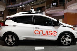 Cruise AV, General Motor's autonomous electric Bolt EV, is seen on Wednesday, Jan. 16, 2019, in Detroit, Mi.