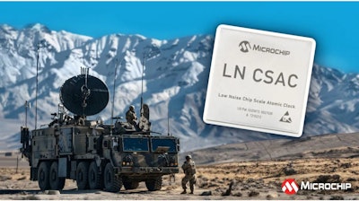 Microchip's Low-Noise Chip-Scale Atomic Clock.