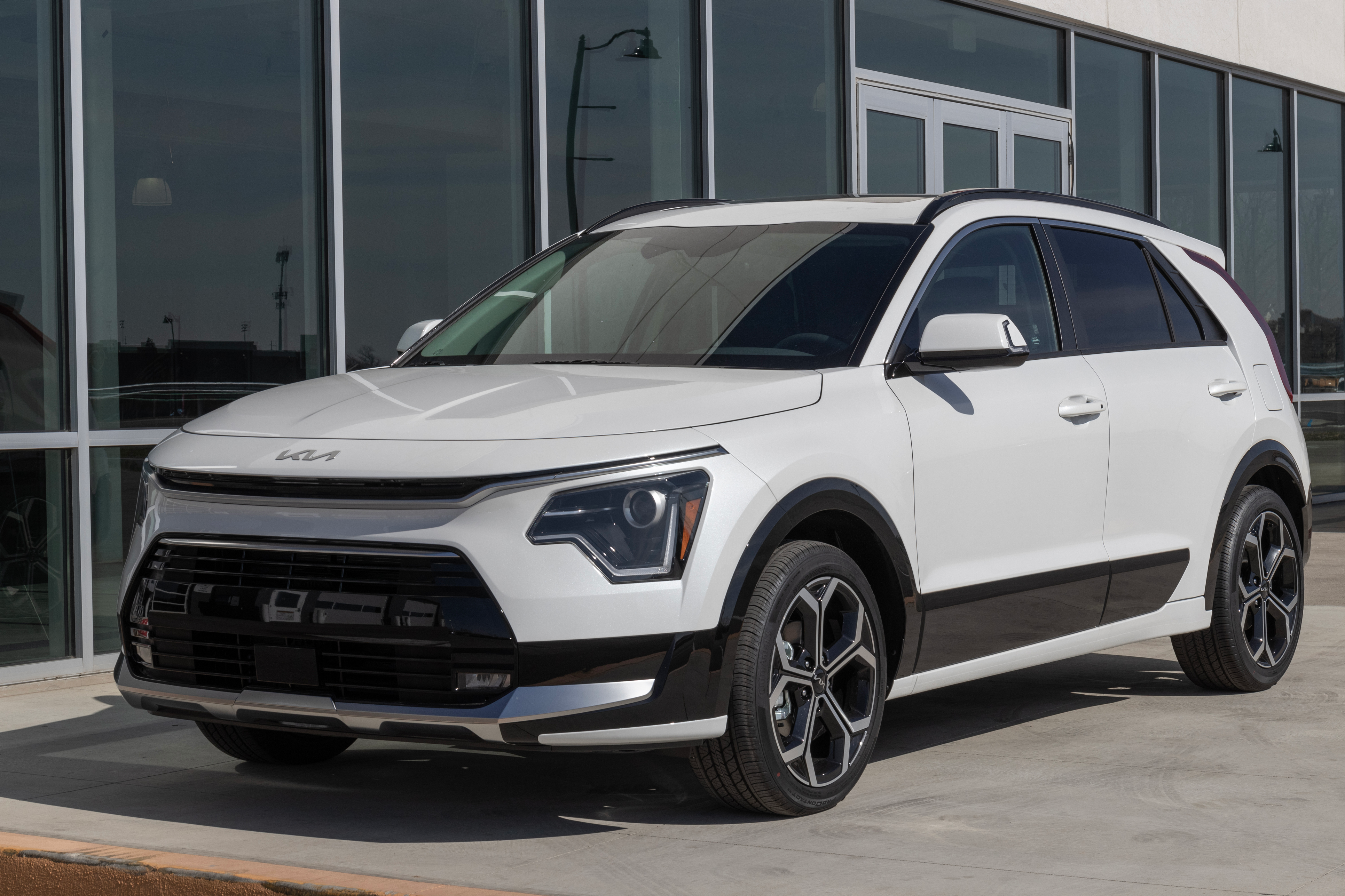 A 2023 Kia Niro EV, subject to the recall.