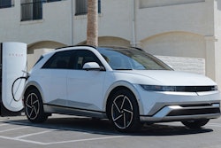 This photo provided by Hyundai shows a 2025 Hyundai Ioniq 5. The all-electric Ioniq 5 is one of the first vehicles to come with a Tesla-style charge port, allowing owners to charge at Tesla's nationwide network of Supercharger stations.