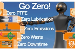In line with the motto 'Go Zero Lubrication,' igus is presenting 277 lubrication-free plastic innovations this year, including PTFE-free materials, a complete energy chain series made from recycled material and a humanoid robot.